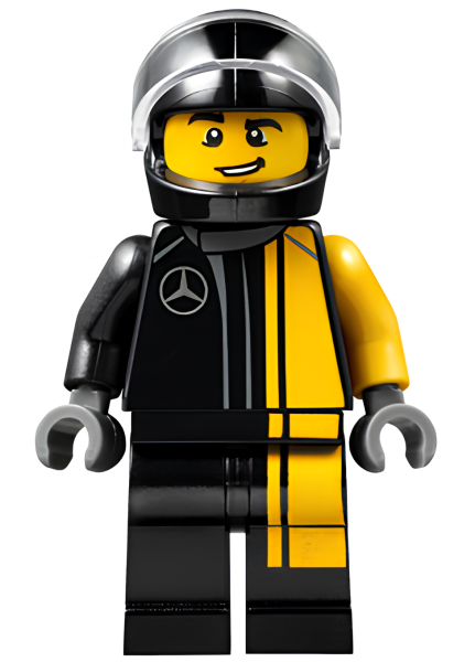 Минифигурка Lego Speed Champions Mercedes-AMG GT3 Driver sc034 U